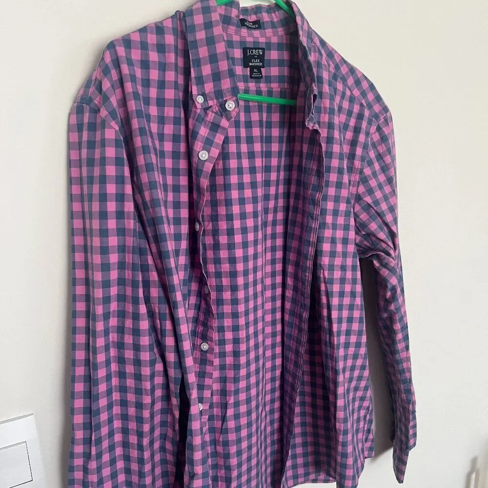 J Crew flex washed‎ button down XL